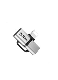 HOCO LS20 Apple dual lightning digital audio converter Silve
