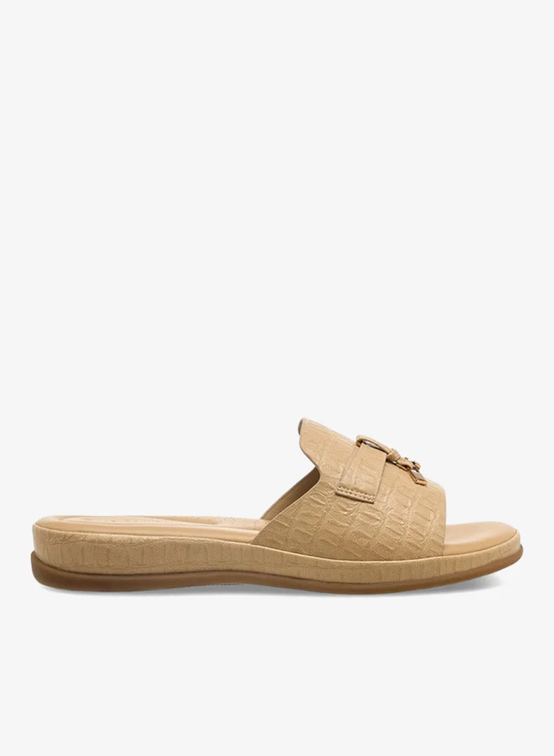 Le Confort  Women Textured Slide Sandals for Women | Best Price UAE