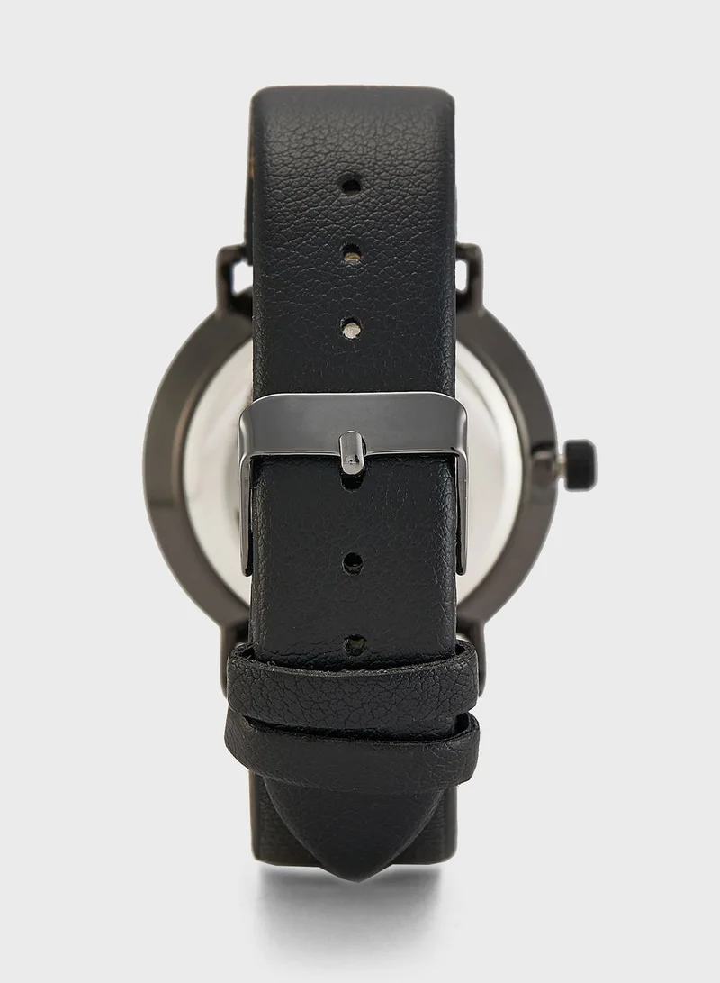 Robert Wood Watch and Bracelet Gift Set