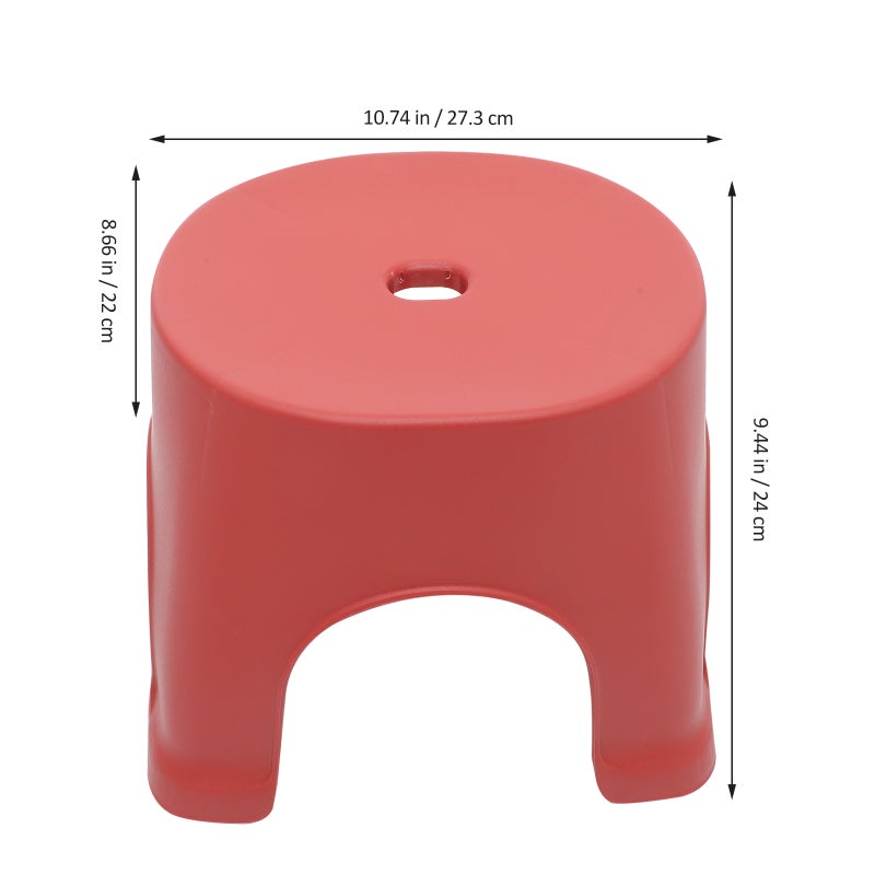 2 pcs Anti- Stool Step Stool Shoes Wearing Stool Small Bathroom Stool for Home Dorm ( ) - Image 2