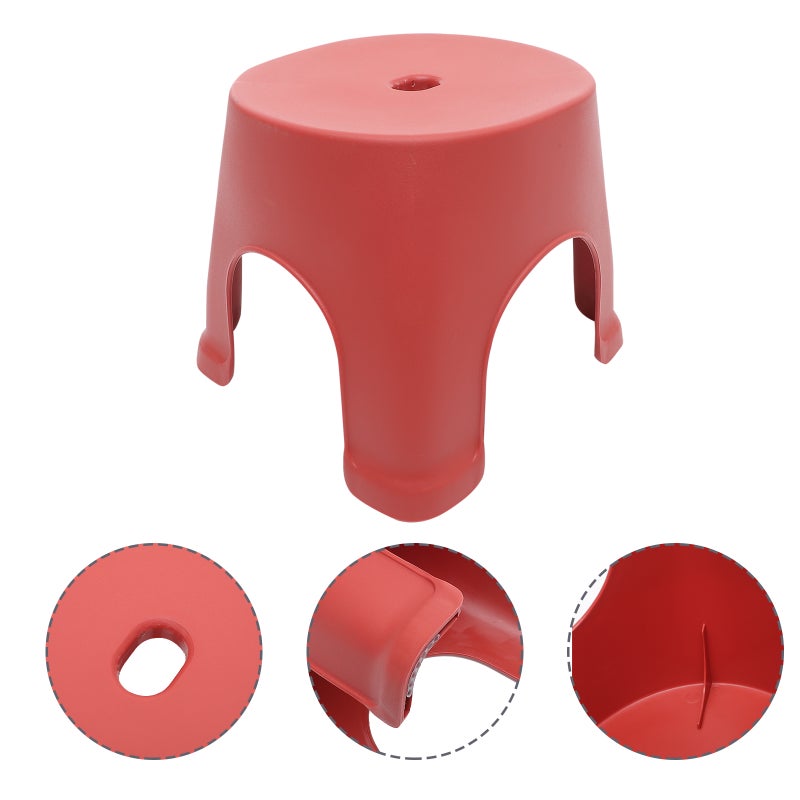 2 pcs Anti- Stool Step Stool Shoes Wearing Stool Small Bathroom Stool for Home Dorm ( ) - Image 3