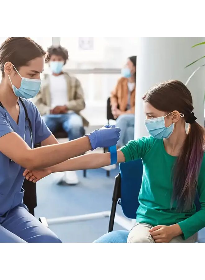 مشابك مرنة قابلة للاستعمال لمرة واحدة، موصلات سريعة وسهلة لأصفاد النبض، للرياضات الخارجية والسفر وحالات الطوارئ، باللون الأزرق - Image 5