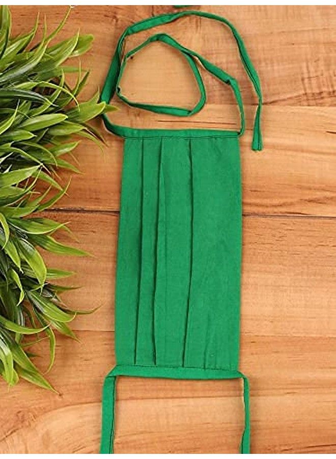 IE Cotton Head Cap And Cotton Face Mask Doctor Ot Cap And Mask Green Cloth Cap And Mask Reusable Washable Comfortable Surgical Cap Mask (5)  - Image 3