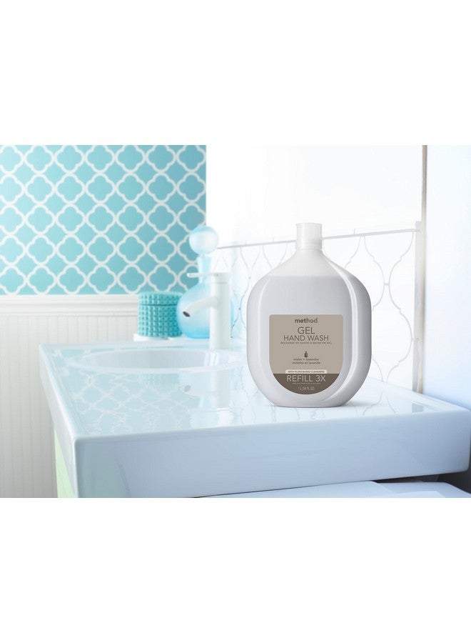 ميثود عبوة إعادة تعبئة غسول اليدين الجل الفاخر من ميثود، بنفسجي + لافندر، 34 أونصة، عبوة واحدة، قد تختلف العبوة - Image 5