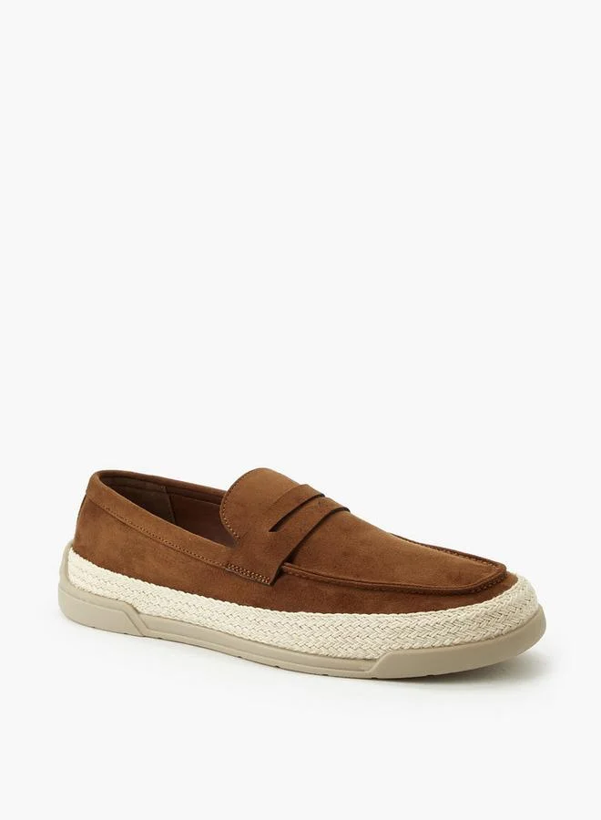 Peppermint Men Textured Espadrilles Loafers