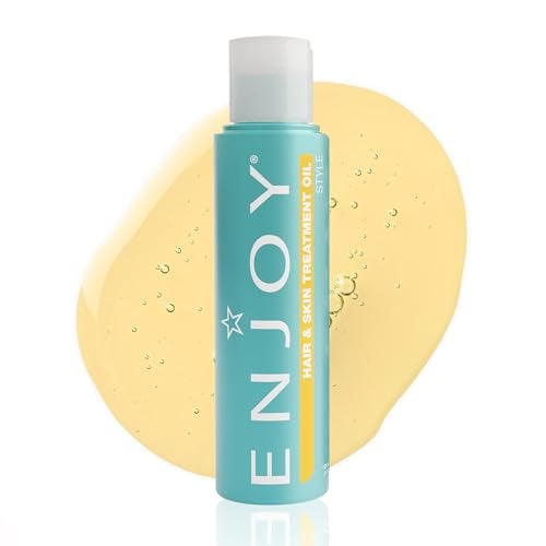 Enjoy Hair  Skin Treatment Oil  Lightweight Non Greasy Hydration for Fast Drying  Smooth Finish 34 oz