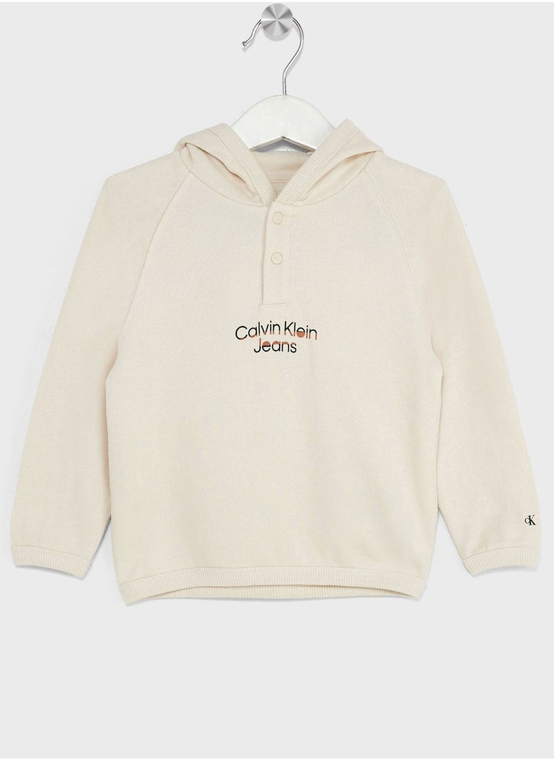 Calvin Klein Jeans - Infant Hero Logo Hoodie - Image 1