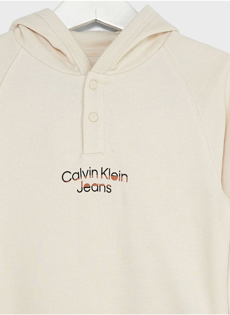 Calvin Klein Jeans - Infant Hero Logo Hoodie - Image 1