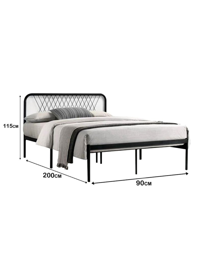 Living Steel Bed With Thick Steel Base 200*90*115cm  - Image 2