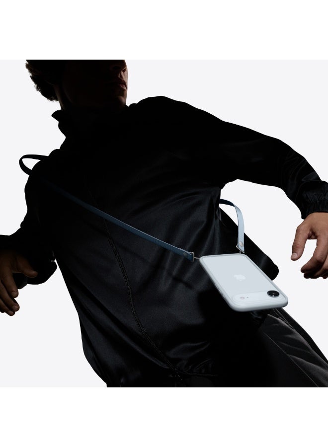 بلو فاير حزام كروس بودي قابل للتعديل لهواتف iPhone – حمل مريح بدون استخدام اليدين، تصميم منسوج ناعم، مصنوع من مواد معاد تدويرها، طول قابل للتعديل بالمغناطيس، مثالي للاستخدام اليومي - Image 3