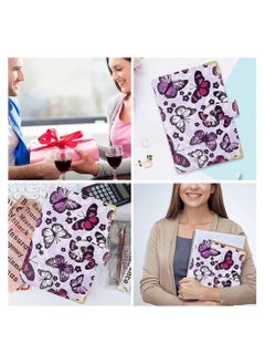 Y&D Budget Binder, A6 PU Leather Planner Notebook, Cash Envelopes for Budgeting, with 12 Zipper Pockets,12 Small Floral Cards,4 Flower-Shaped English Stickers, 24 1 Pen  - Image 1