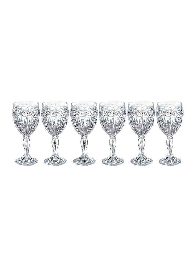Nachtmann - Set Of 6 Crystal Goblet - Clear - Image 1