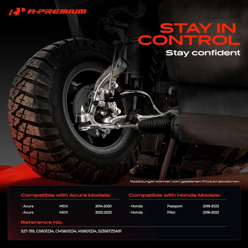 A-Premium Rear Lower Control Arm Set for Honda and Acura - Image 2