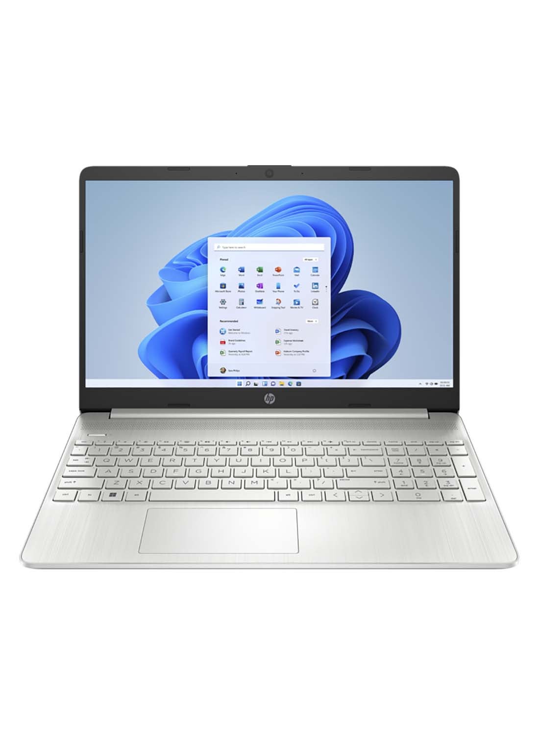 15s-fq5340TU (Upgraded Version) Laptop With 15-Inch FHD Display, 12th Gen Core i3-1215U Processor/8GB RAM/256GB SSD/Intel UHD Graphics/Windows 11/ English/Arabic Silver