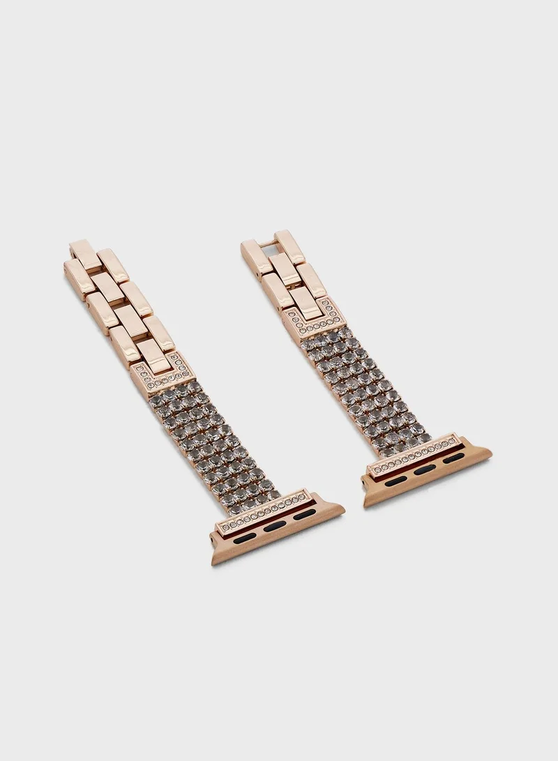 Ginger Jeweled Strap For Apple Watch-38Mm/40Mm/41Mm