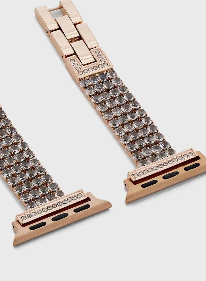 Ginger Jeweled Strap For Apple Watch-38Mm/40Mm/41Mm