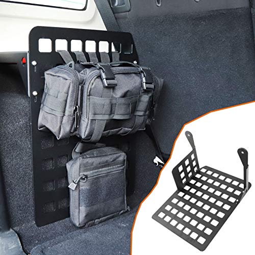 JeCar Metal Molle Storage Trunk Organizer Cargo Rack Shelf Storage for 2007-2018 Jeep Wrangler JK & Unlimited 4-Door (Driver Side) - Image 1