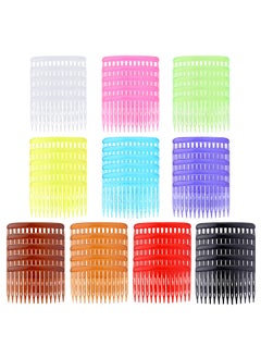 Lawie Lawie 50 Pack Clear White Black Colorful Small Plastic Side Hair Combs 14 Teeth Slide Hair Barrette Clips for Women Bridal Wedding Veil Comb DIY Crafts Decorative Headpiece French Updo Bun Accessories 