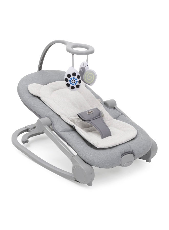 Chicco Mia Baby Bouncer 0m-18kg, Pebble - Image 1
