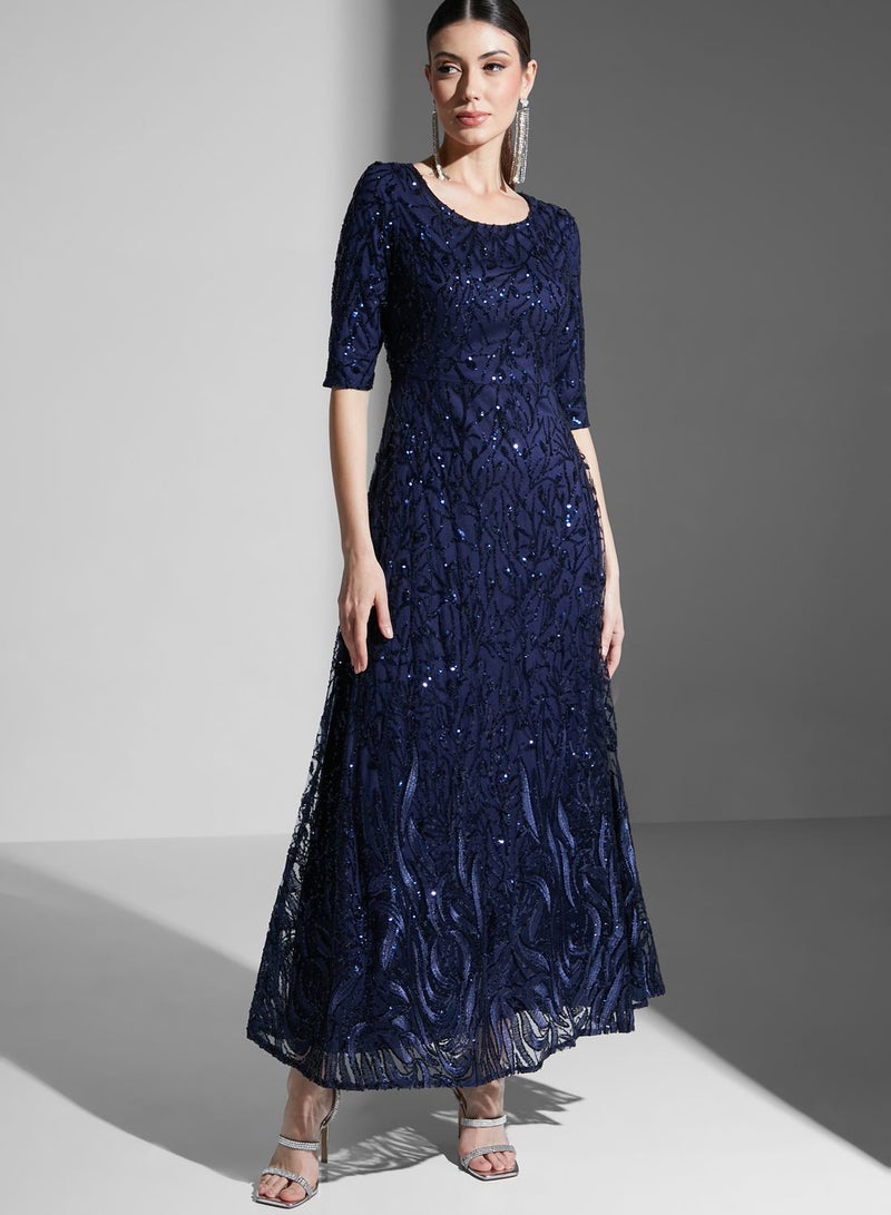 Ella Limited Edition Shimmer A-Line Dress - Image 1