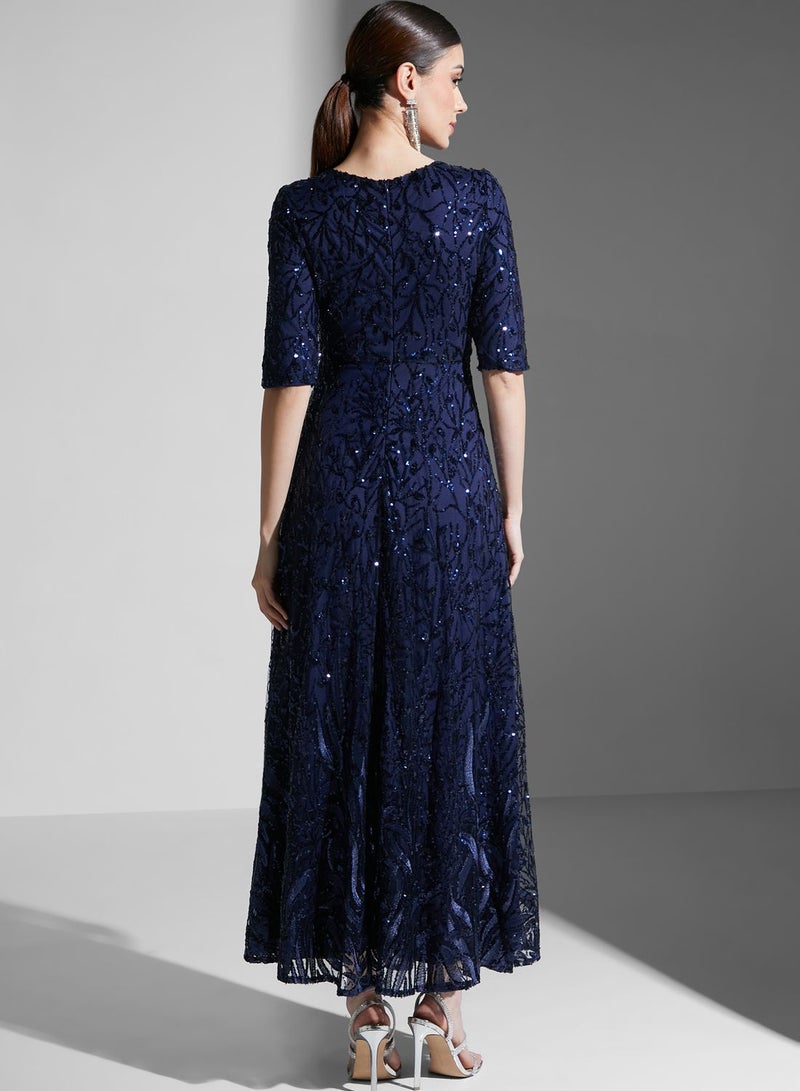 Ella Limited Edition Shimmer A-Line Dress - Image 3