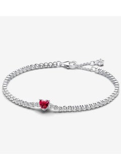 Red Sparkling Heart Tennis Bracelet for Women 590041C02 - pzsku/Z1C10B6049C9E670AD048Z/45/_/1740127664/b829286e-3359-4b80-95a0-08a040497871