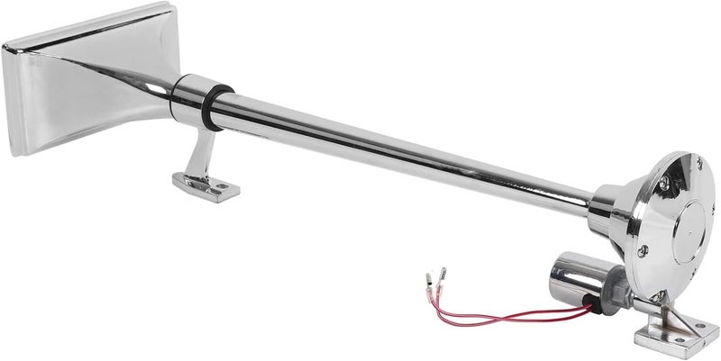 Qiilu Super Air Horn for Trucks - 145dB Zinc Alloy Electronic Horn with Cover for Semi,Pickup,SUV,12V/24V Vehicles - Image 5