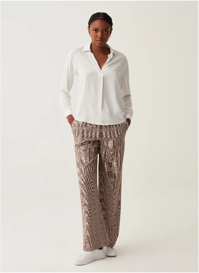 او في اس Stretch joggers with drawstring