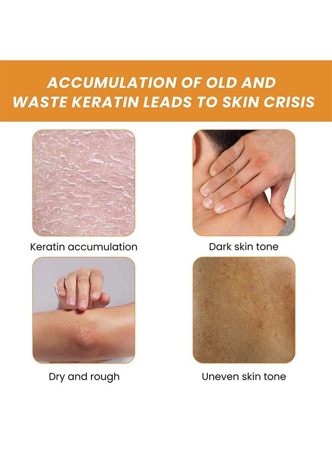 جل تبييض التقشير البرتقالي ، جل التنظيف العميق ، لتبييض الوجه والجسم 50 جرام - Image 5