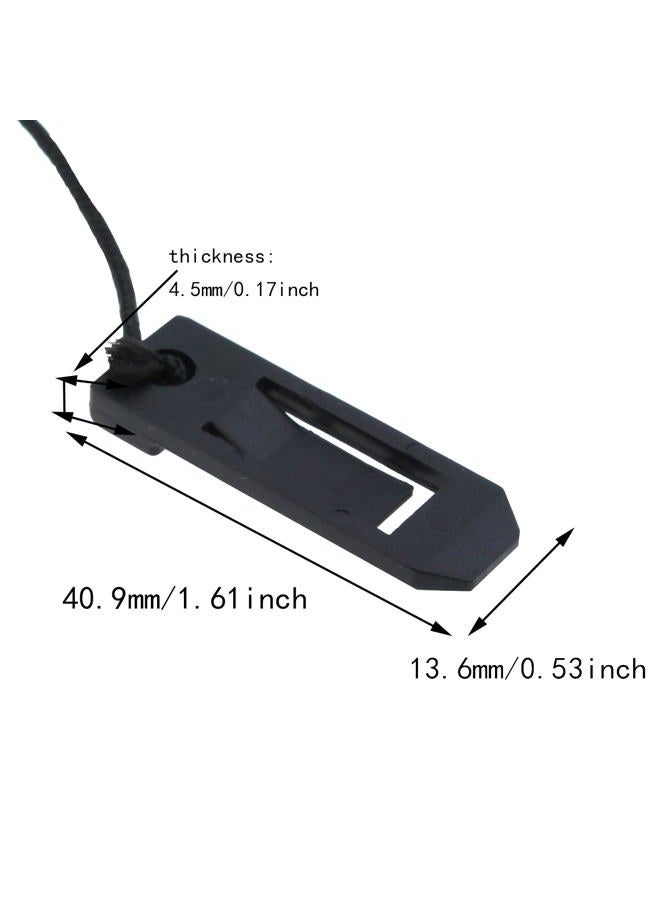 SQXBK 6PCS Quick Release Plastic Accessories Fin Tail Clip Kit for Outdoor Surfing Beach Surfboard Fins Clip Black - Image 4