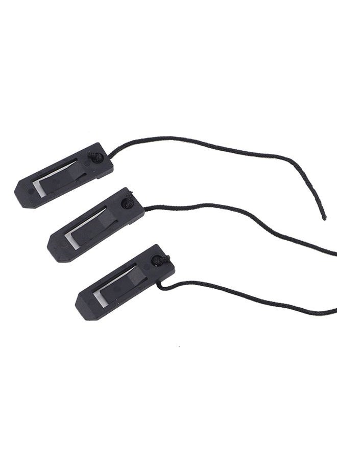 SQXBK 6PCS Quick Release Plastic Accessories Fin Tail Clip Kit for Outdoor Surfing Beach Surfboard Fins Clip Black - Image 1