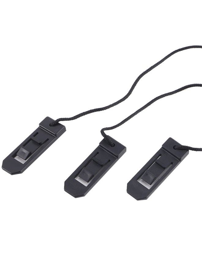 SQXBK 6PCS Quick Release Plastic Accessories Fin Tail Clip Kit for Outdoor Surfing Beach Surfboard Fins Clip Black - Image 2