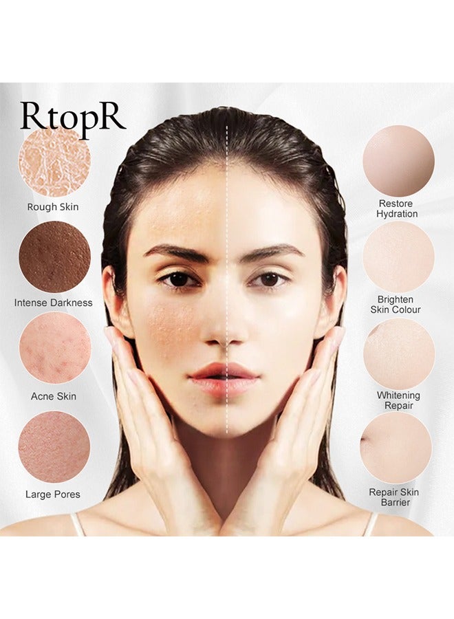 RtopR Mango Exfoliating Gel, Peeling Gel, Deep Cleansing Face Exfoliator Scrub, Moisturizing Smoothing Gentle Exfoliating Remove Dirt Tighten Pores Improving Face Skin - Image 3