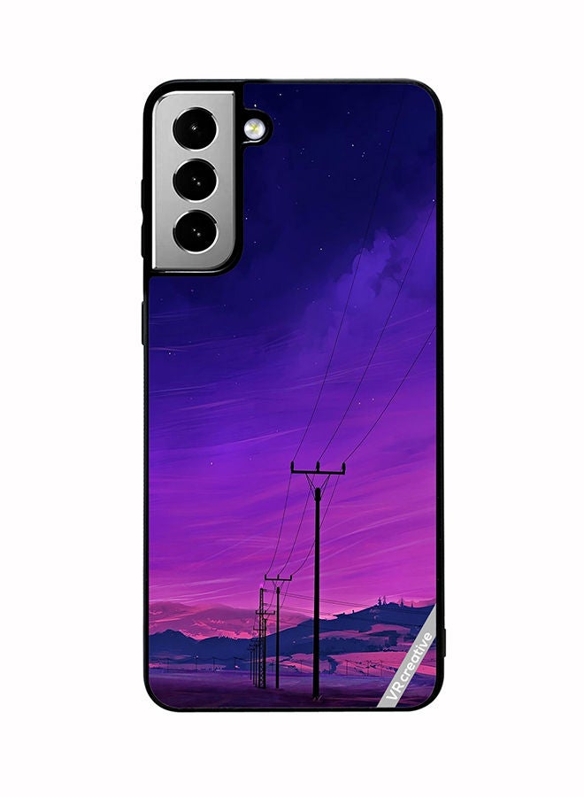 VR CREATIVE Protective Case Cover For Samsung Galaxy S21 FE 5G Nature Design Multicolour - Image 1