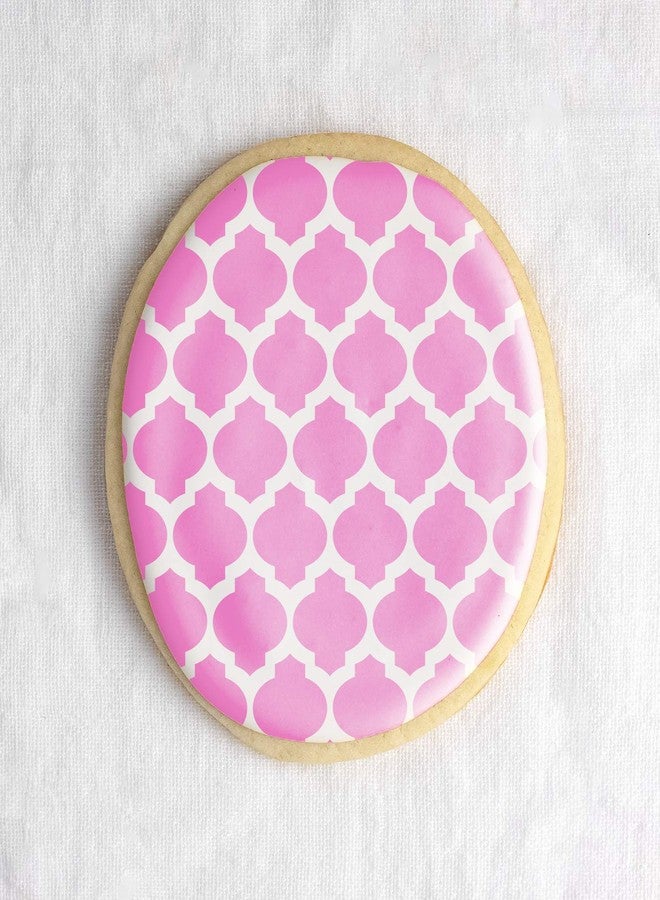 Stencil Revolution Moroccan Fill Cookie Stencil Template - Reusable & Durable Food Safe Stencils for Cookies and Baking - Image 2