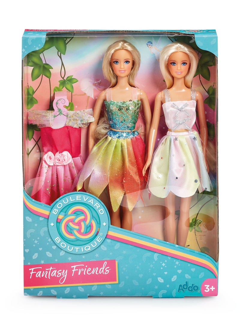 Addo Boulevard Boutique Fantasy Friends 2-in-1 Doll 29cm with Removable Outfits | Fashion Doll | Dress Up Role Play | Perfect Gift for Girls - Image 1