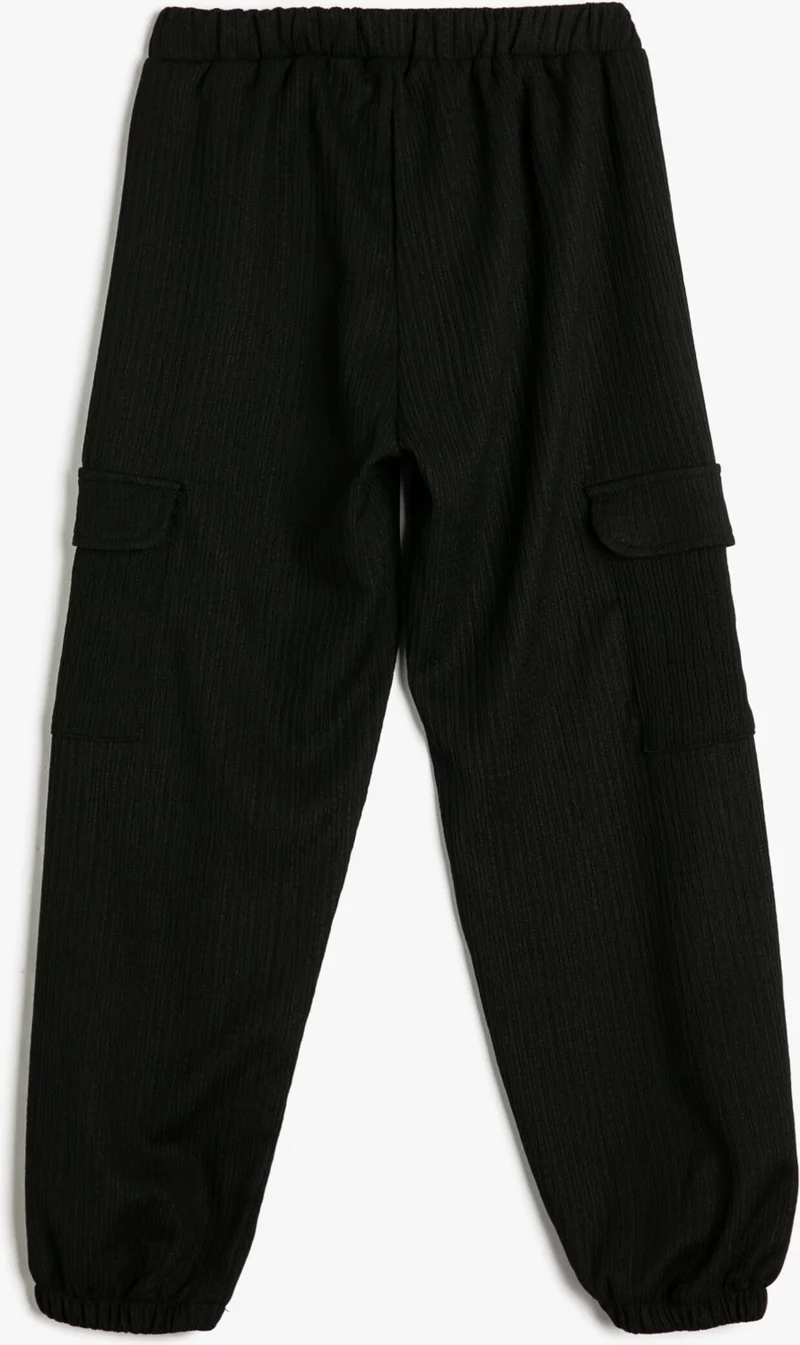 KOTON Basic Cargo Jogger Sweatpants with Pocket Elastic Waist