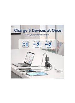 VENTION Vention 4-Port USB GaN Universal Travel Adapter Black  - Image 3