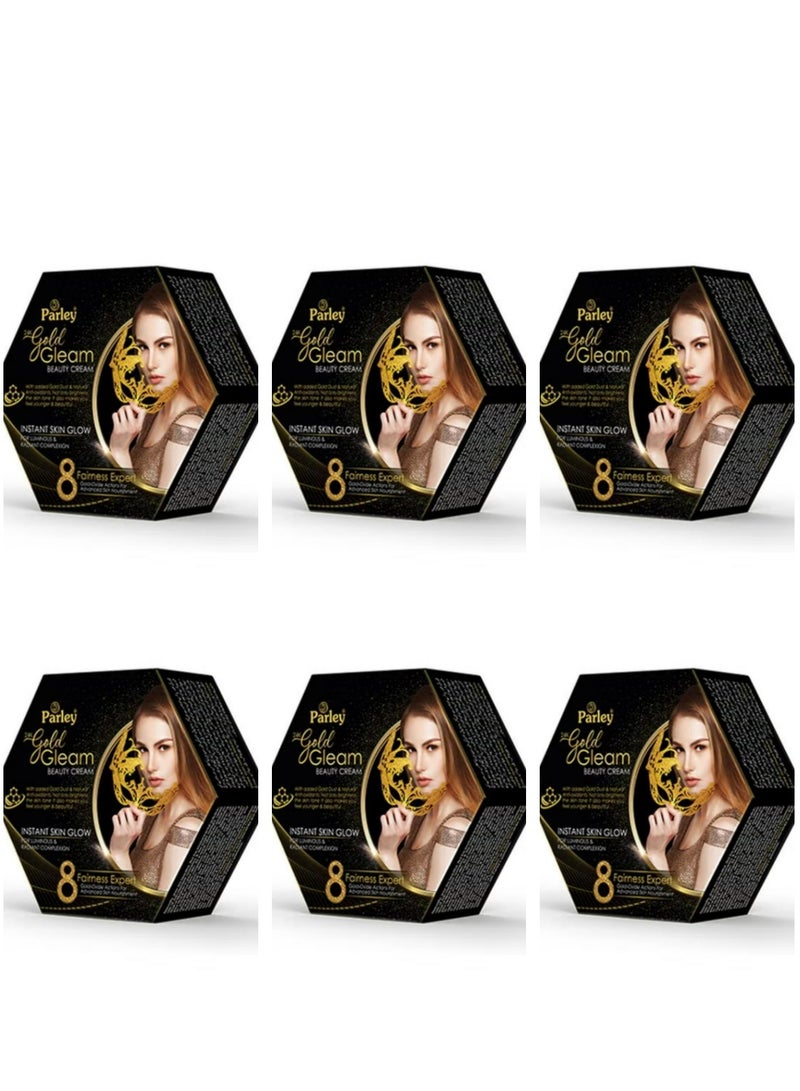 Parley 24k Gold Gleam Beauty Cream Jar 50 g 6 Pcs