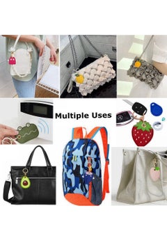 Generic 2 Pack 3 in 1 Protective Case Compatible with Huawei Tag / Tile Pro 2022 Mate Apple AirTag / Access Card Keychain Tracker Cover Key Ring for Bag / Suitcase, for Airtags Accessories  - Image 3