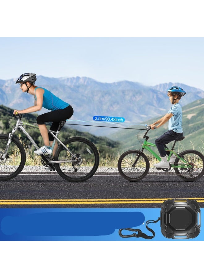 Soofam Bike Tow Rope for Kids, 2.5m Bicycle Tow Rope Retractable, Bicycle Cycling Parent-Child Pull Strap, Bike Accessories Portable For Adult Kids, Fits All Bikes, Towing Loads of Up to 100 kg - Image 4