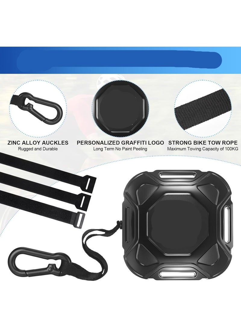 Soofam Bike Tow Rope for Kids, 2.5m Bicycle Tow Rope Retractable, Bicycle Cycling Parent-Child Pull Strap, Bike Accessories Portable For Adult Kids, Fits All Bikes, Towing Loads of Up to 100 kg - Image 3