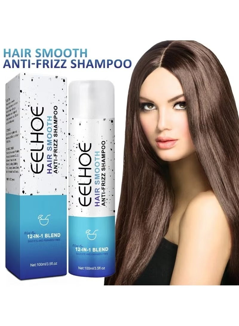 EELHOE 1 Bottle 100ml Anti-frizz Smoothing Shampoo, Controls Oil, Add Volume, Nourish And Repair Hair Tips, Suitable For Home Use And Traveling - Image 1