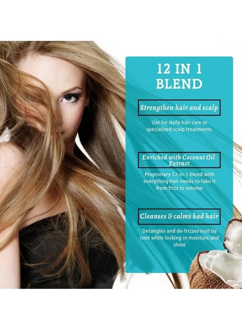 EELHOE 1 Bottle 100ml Anti-frizz Smoothing Shampoo, Controls Oil, Add Volume, Nourish And Repair Hair Tips, Suitable For Home Use And Traveling - Image 2