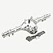 EPTNNASO Aluminum Rear Axle Housing Gearbox Differential Carrier Silver for Traxxas 17 UDR Unlimited Desert Racer Truck 8540 8541 - Image 2