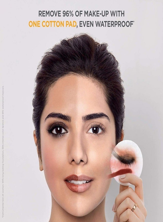 garnier SkinActive Micellar Cleansing Water with Moroccan Argan Oil100ml  Plus 50-Piece Make-Up Remover Cotton Pads - Image 4