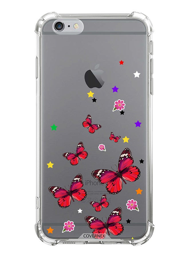 Covernex غطاء حماية مضاد للصدمات لهاتف آيفون 6 بلس بتصميم فراشة ملوك - Image 1