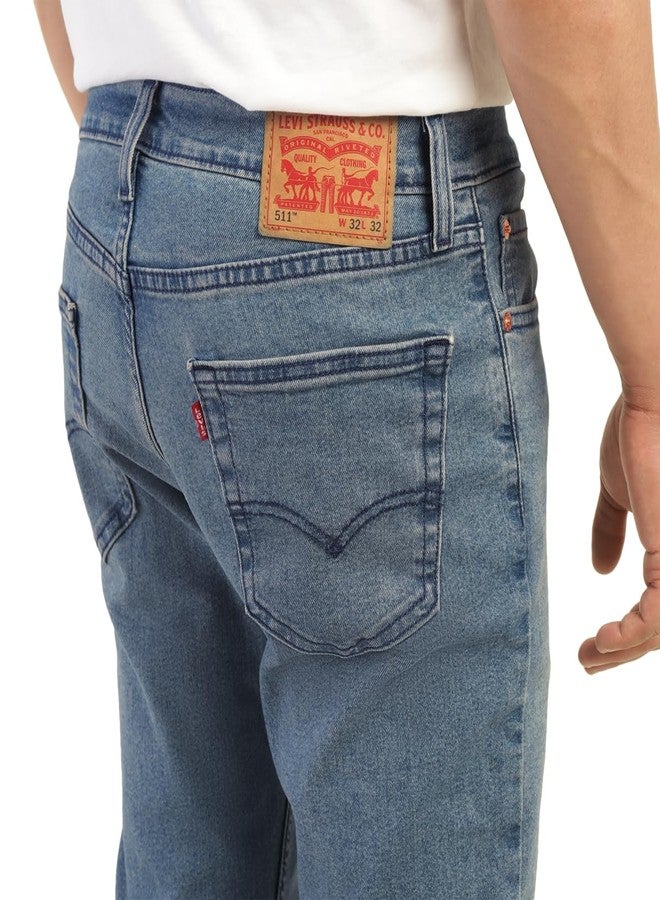 Levi's Men's 511 Slim Fit Mid Rise Jeans Navy, 36 - Image 5