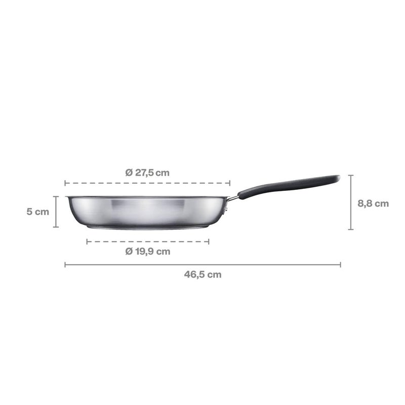 Fiskars Functional Form Frying Pan 26 cm BlackSilver - Image 2