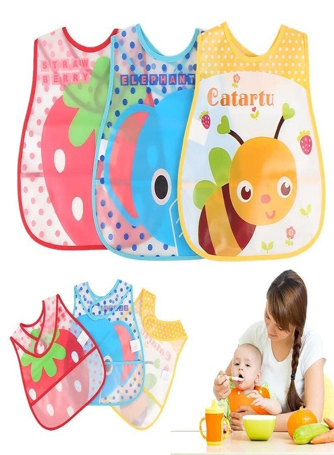 NAVYZONE Navy Zone Baby Bibs For Feeding & Weaning Babies | 0-2 Year Babies| (waterproof Bibs - Pack of 6) - Image 2